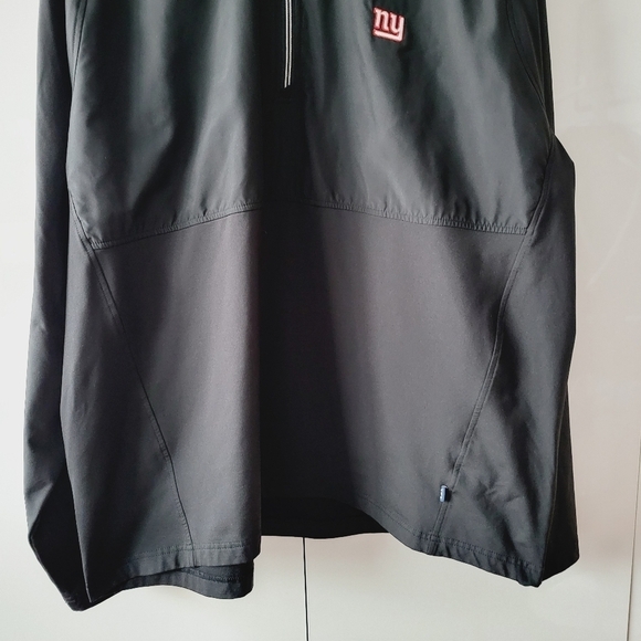 Cutter & Buck Black NY Giants Adapt Eco Knit Hybrid Recycled Quarter-Zip Jacket - Picture 4 of 10
